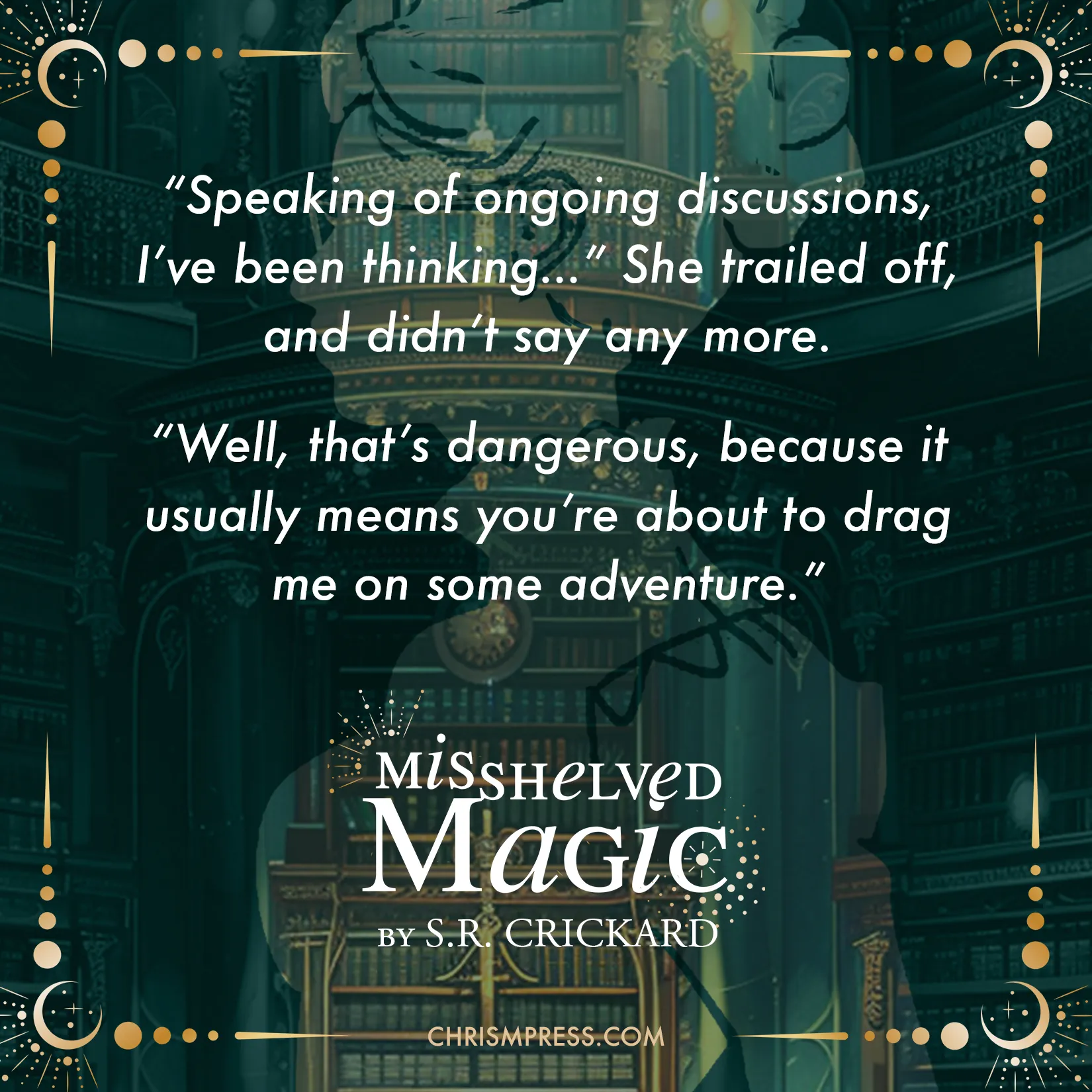 Quote from Misshelved Magic — been thinking